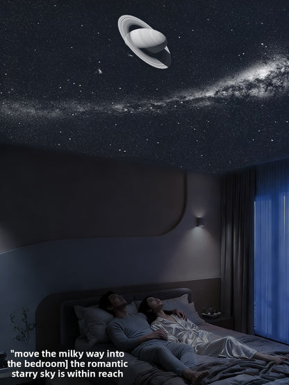 Dual Mode Star Projection Night Light with Voice Control
