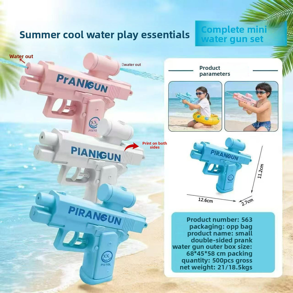 Double-Sided Water Gun – Dual Nozzle Refillable Water Blaster for Water Fights, Pranks & Outdoor Fun