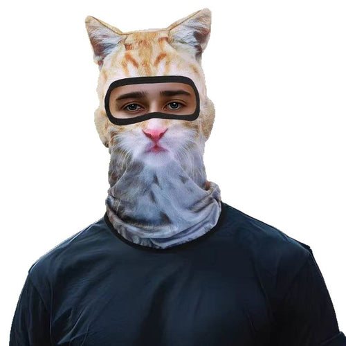 3D Animal Sun Protection Face Mask
