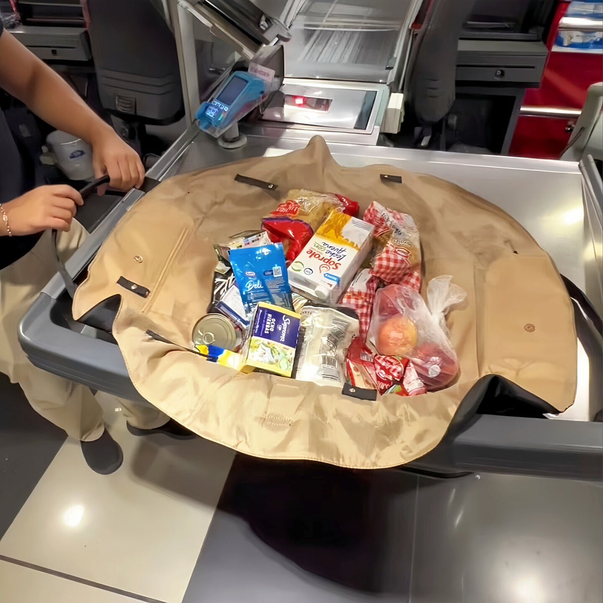 Foldable 2-in-1 Shopping Bag & Picnic Mat
