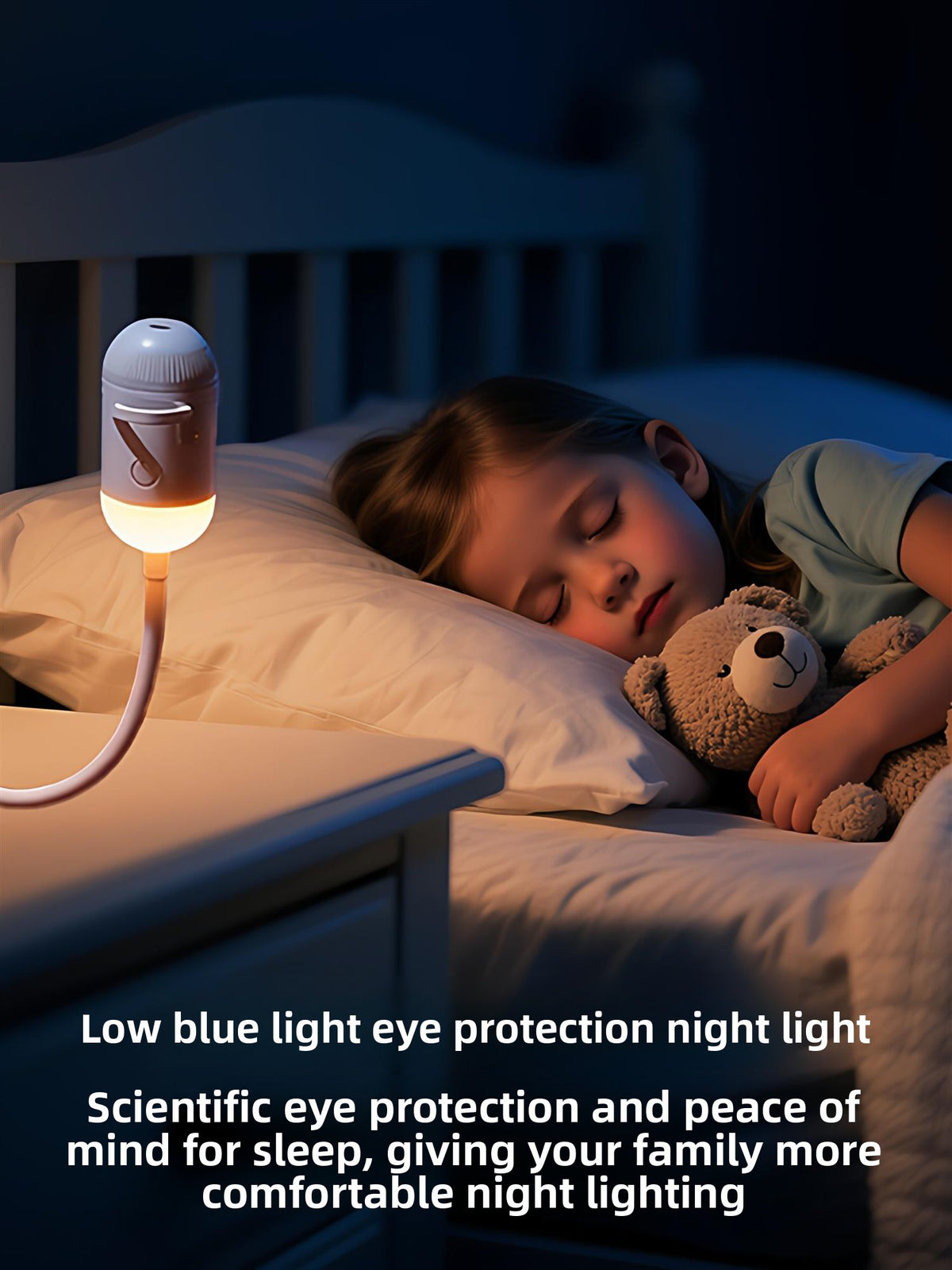 Dual Mode Star Projection Night Light with Voice Control