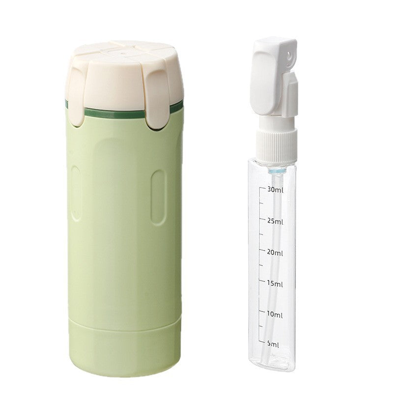 4-in-1 Travel Refillable Toiletry Bottle | Leak-Proof Shampoo, Conditioner & Lotion Dispenser