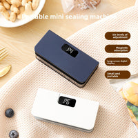 FreshSeal™ Rechargeable Mini Heat Sealing Machine – Portable Food Bag Sealer with Digital Display & Type-C Charging