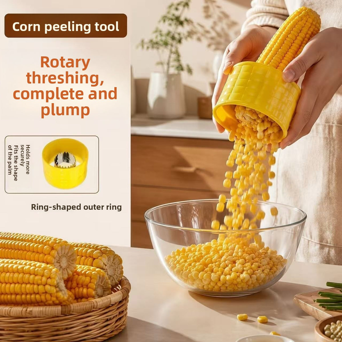 Corn Kernel Remover – Stainless Steel Corn Stripper