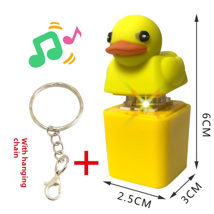 QuackBuddy™ Cute Duck Button Keychain – Adorable Backpack, Bag & Car Key Accessory