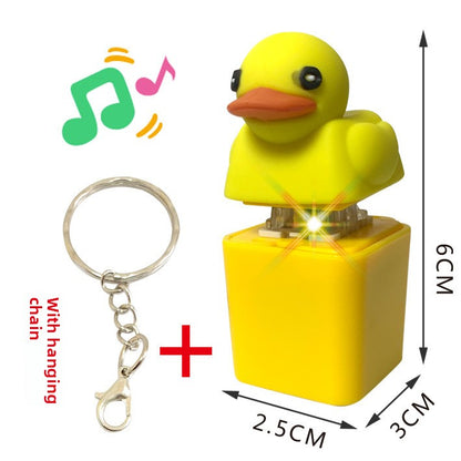 QuackBuddy™ Cute Duck Button Keychain – Adorable Backpack, Bag & Car Key Accessory