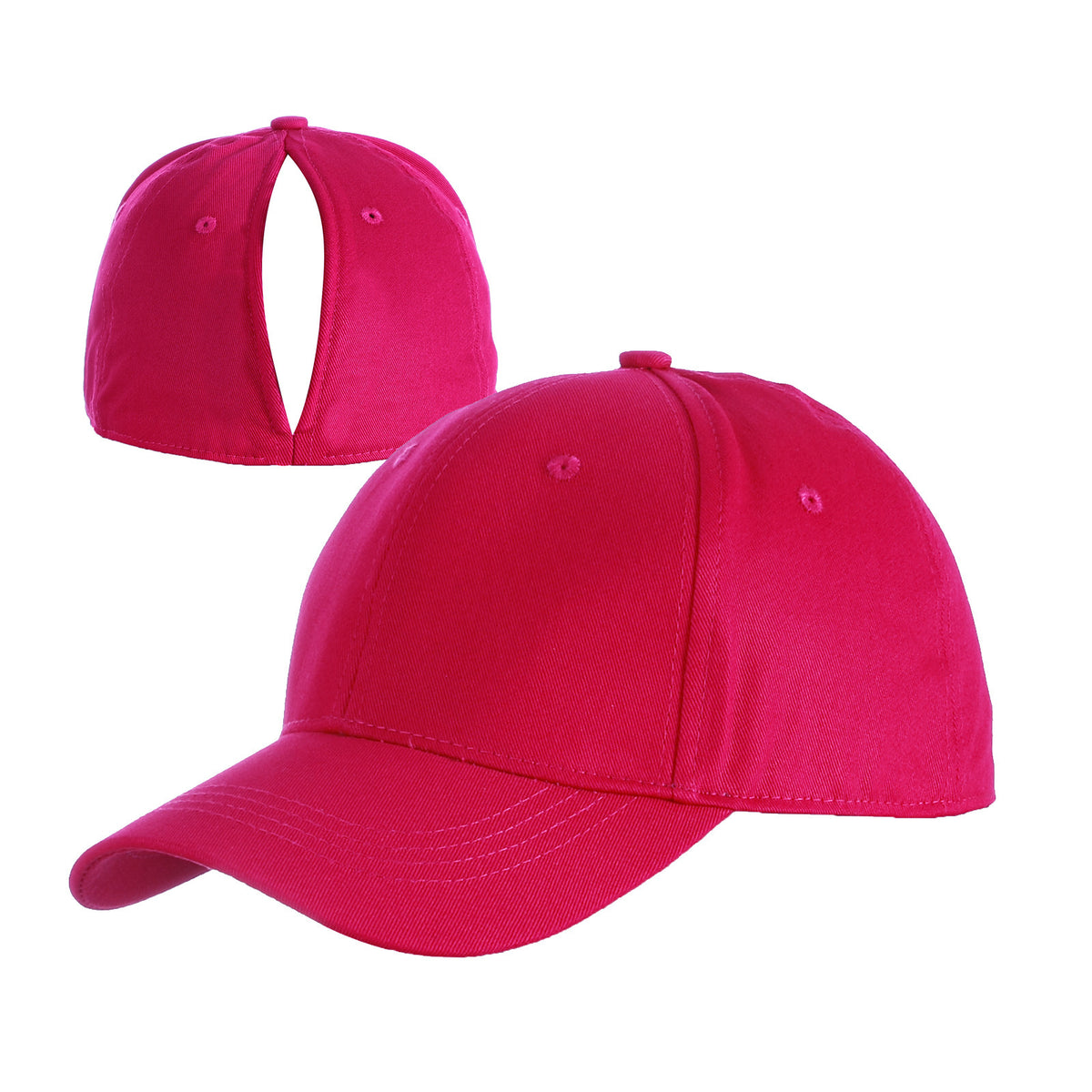 Magnetic Ponytail Baseball Cap – Wide Brim UV Protection Hat