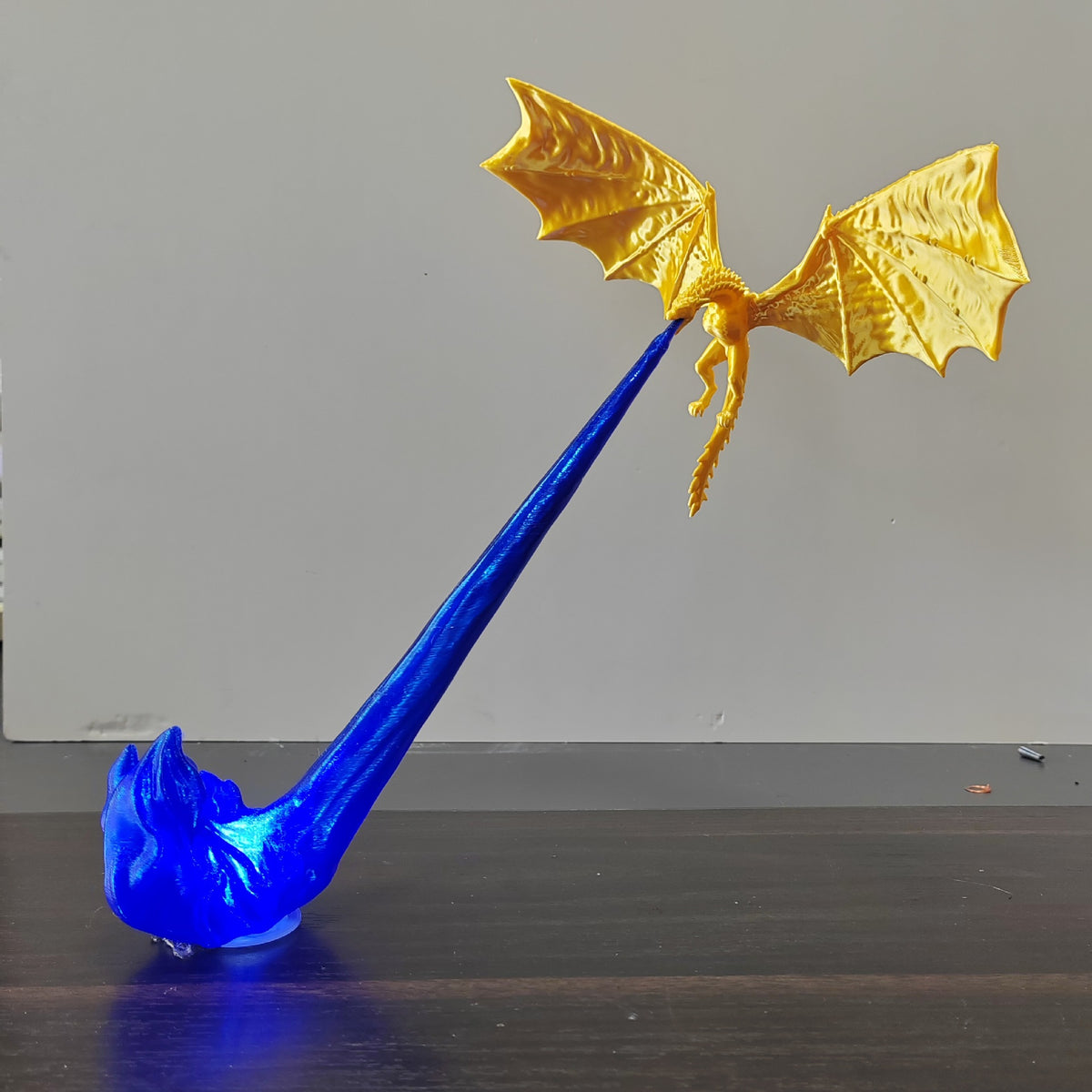 3D Dragon Flame Book Nook – LED Fantasy Shelf Decor