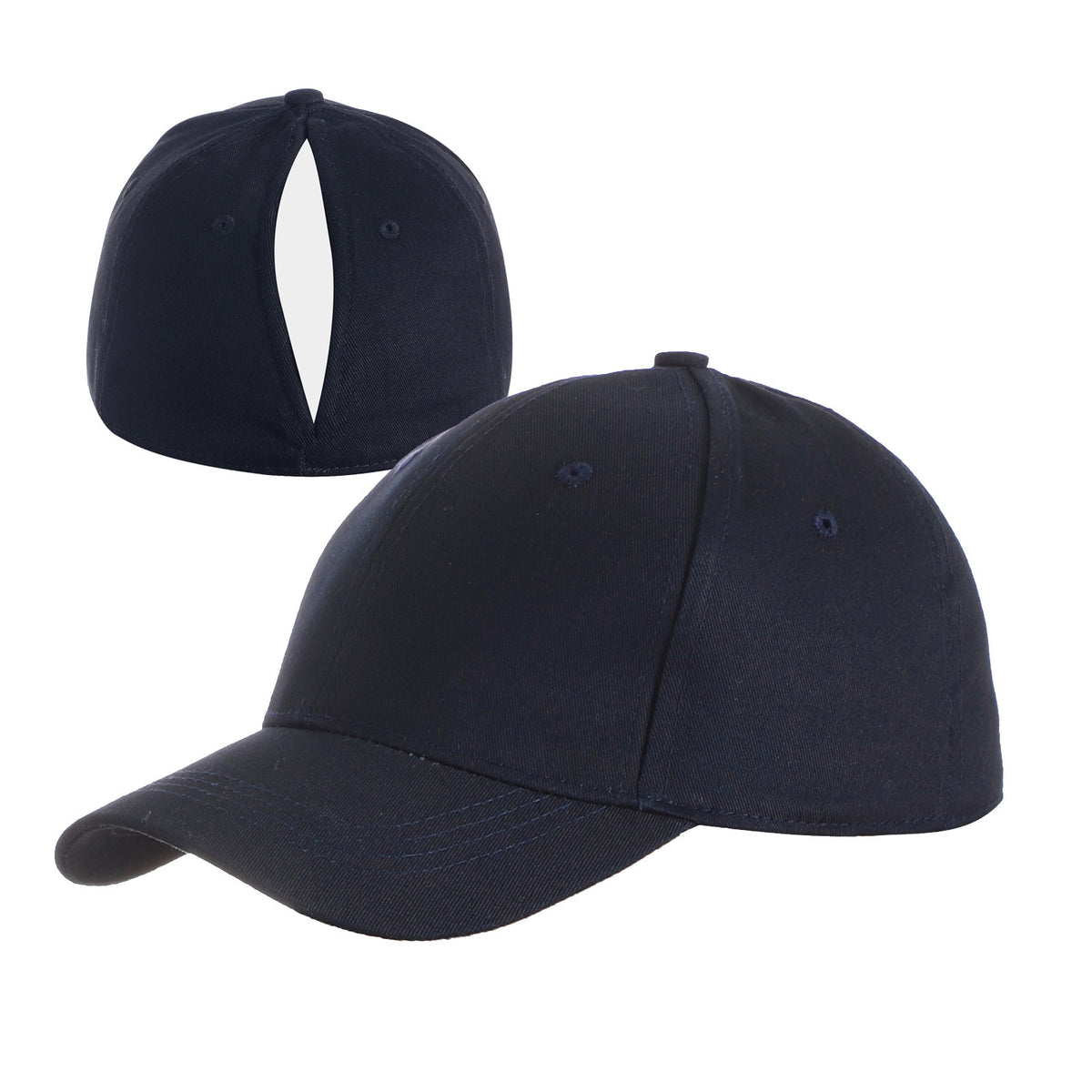 Magnetic Ponytail Baseball Cap – Wide Brim UV Protection Hat