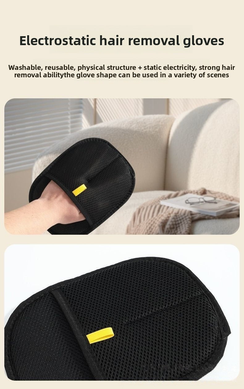 Double-Sided Pet Hair Remover Grooming Glove | Reusable Lint & Fur Cleaning Mitt