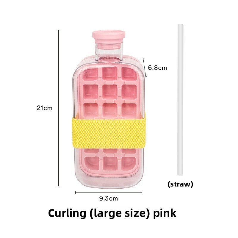 ChillSip™ Ice Maker Water Bottle – 2-in-1 Bottle & Instant Ice Tray