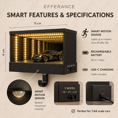 Efferance LED Key Holder for Car Enthusiasts
