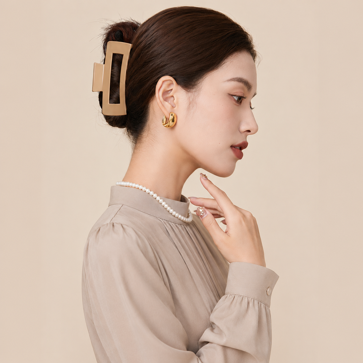 SoftGrip™ Silicone Hair Claw Clip | Comfortable All-Day Hold