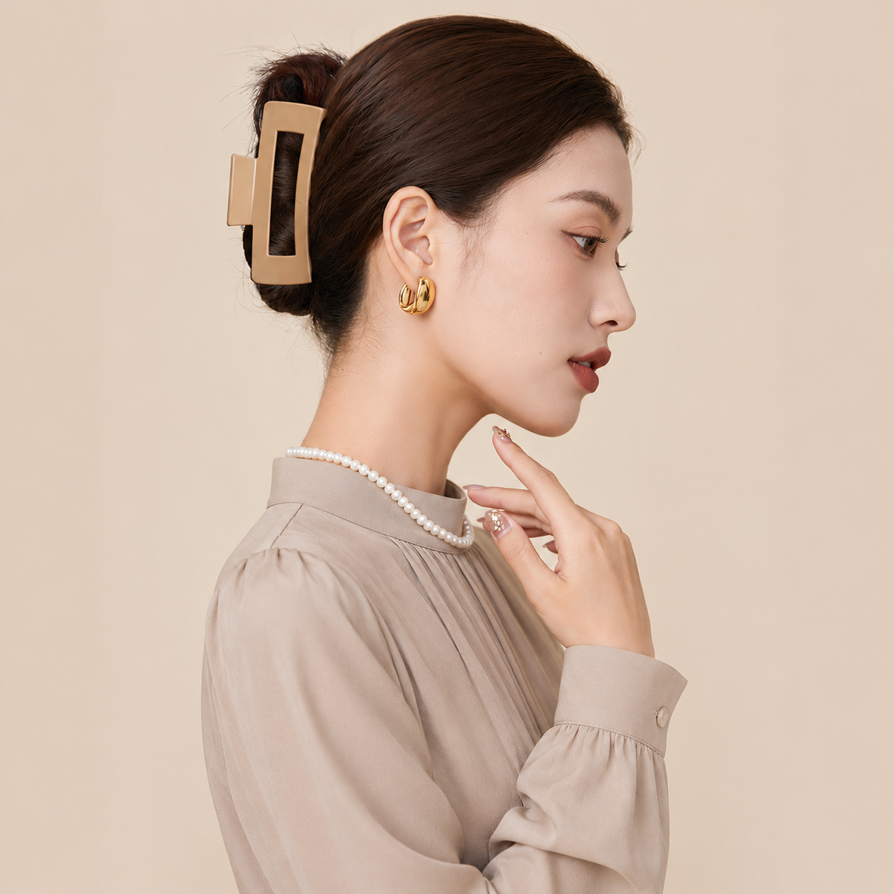 SoftGrip™ Silicone Hair Claw Clip | Comfortable All-Day Hold
