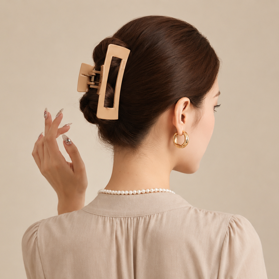 SoftGrip™ Silicone Hair Claw Clip | Comfortable All-Day Hold