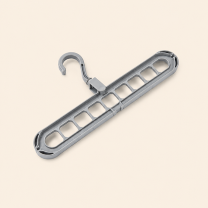 9-Hole Space Saving Clothes Hanger | Foldable Multi-Layer Wardrobe Organizer