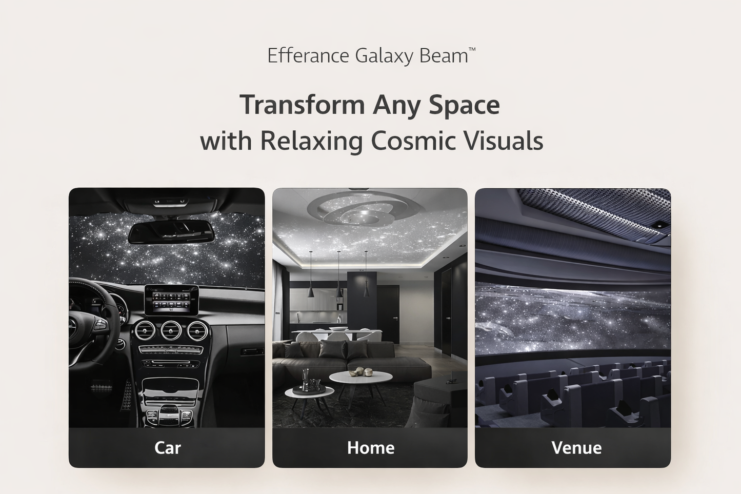 Efferance Galaxy Beam™ Projector for Car & Home