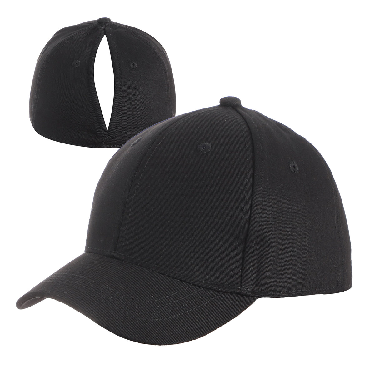 Magnetic Ponytail Baseball Cap – Wide Brim UV Protection Hat
