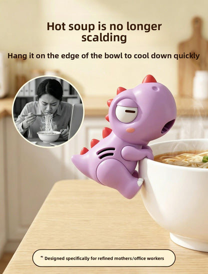 Portable Mini Fan Food Cooler – Cute Dinosaur & Elephant Design