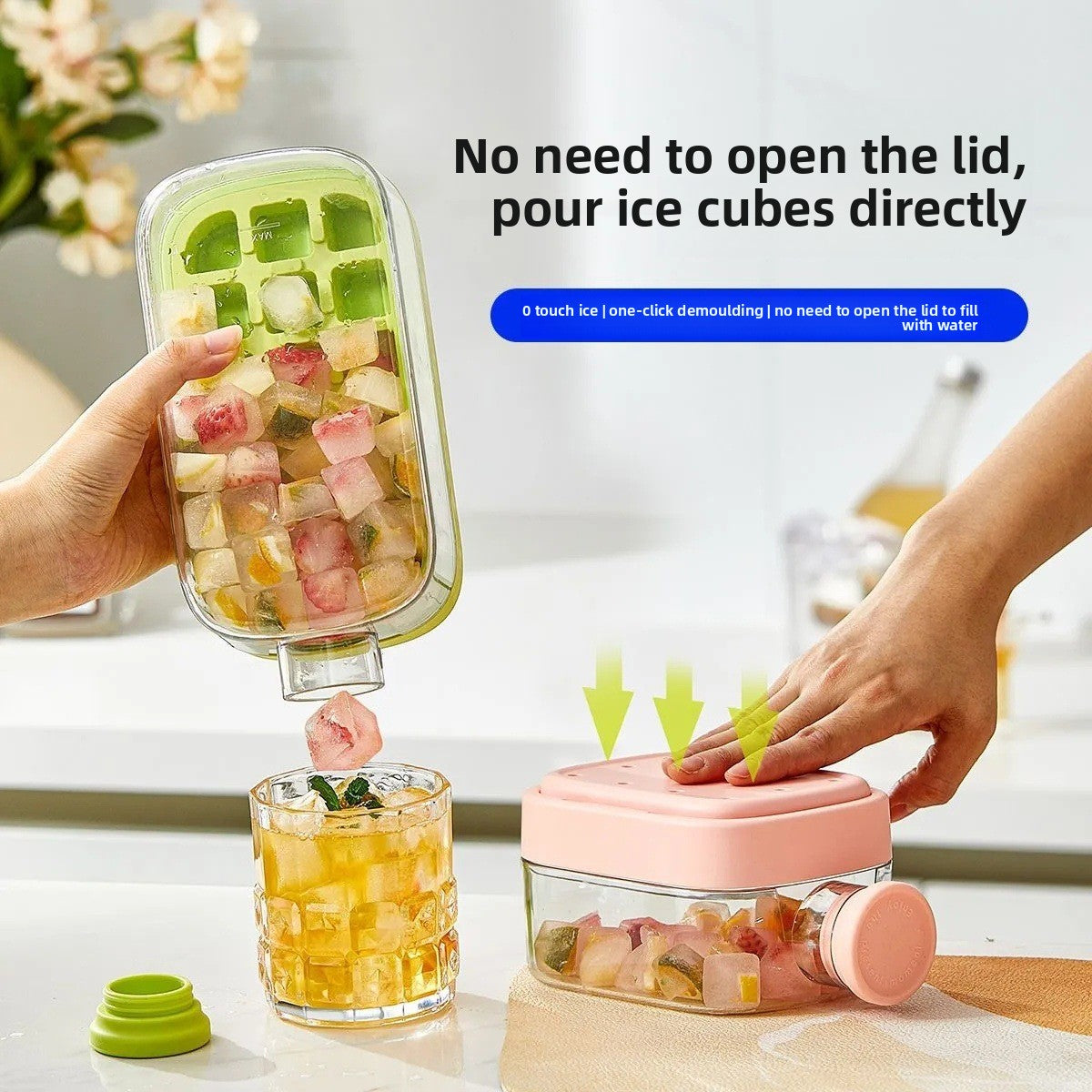 ChillSip™ Ice Maker Water Bottle – 2-in-1 Bottle & Instant Ice Tray