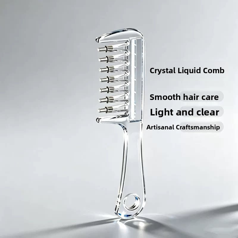 Crystal Liquid Application Comb for Hair Serums