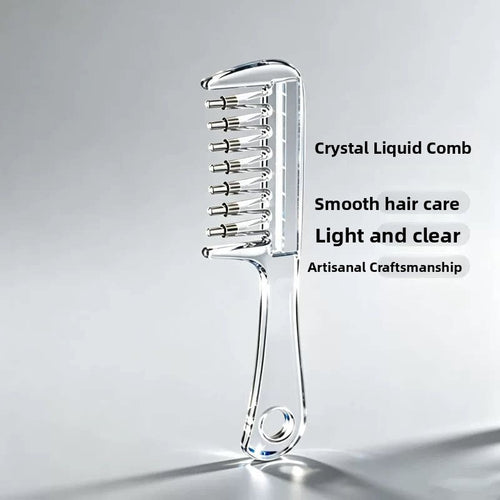 Crystal Liquid Application Comb for Hair Serums