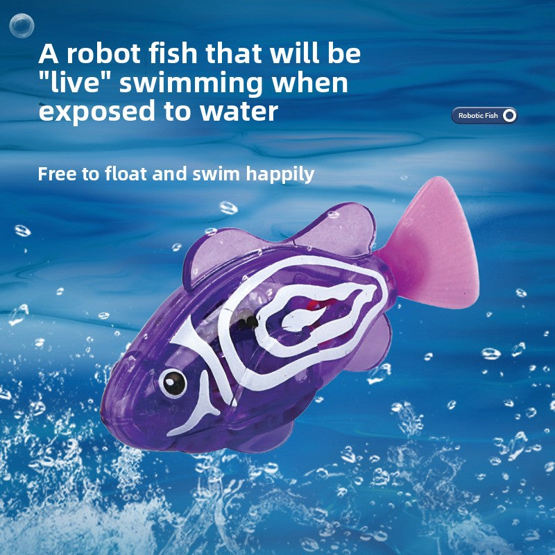 Electric swimming fish pet fish simulation lamp toy