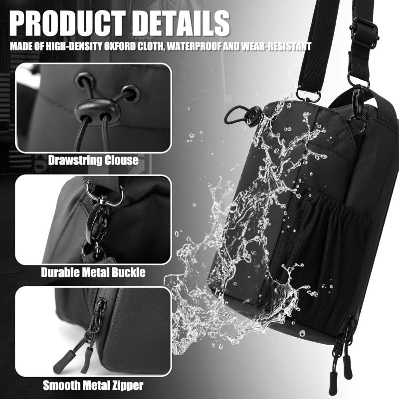 MagGrip™ Magnetic Gym Water Bottle Holder Bag | Waterproof Bottle, Phone & Essentials Organizer