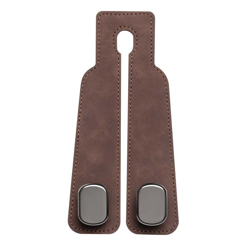 Premium Suede Car Seat Headrest Hook | Heavy-Duty Dual Organizer Hanger