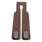 Premium Suede Car Seat Headrest Hook | Heavy-Duty Dual Organizer Hanger