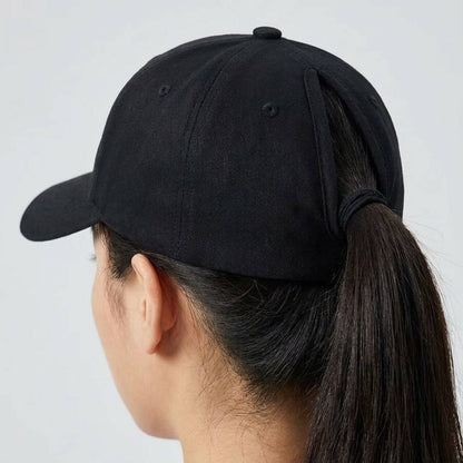 Magnetic Ponytail Baseball Cap – Wide Brim UV Protection Hat