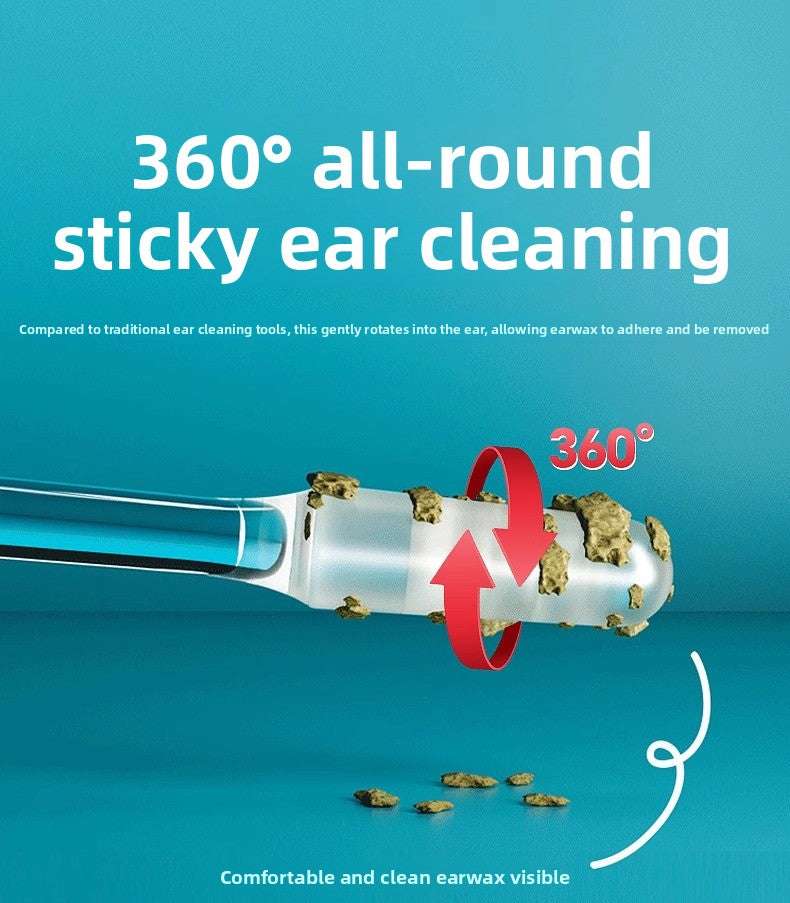 Soft Ear Wax Cleaner Sticks (24-Pack) | Safe Medical Resin Ear Cleaning Tool for Adults & Kids  Alternative premium title:
