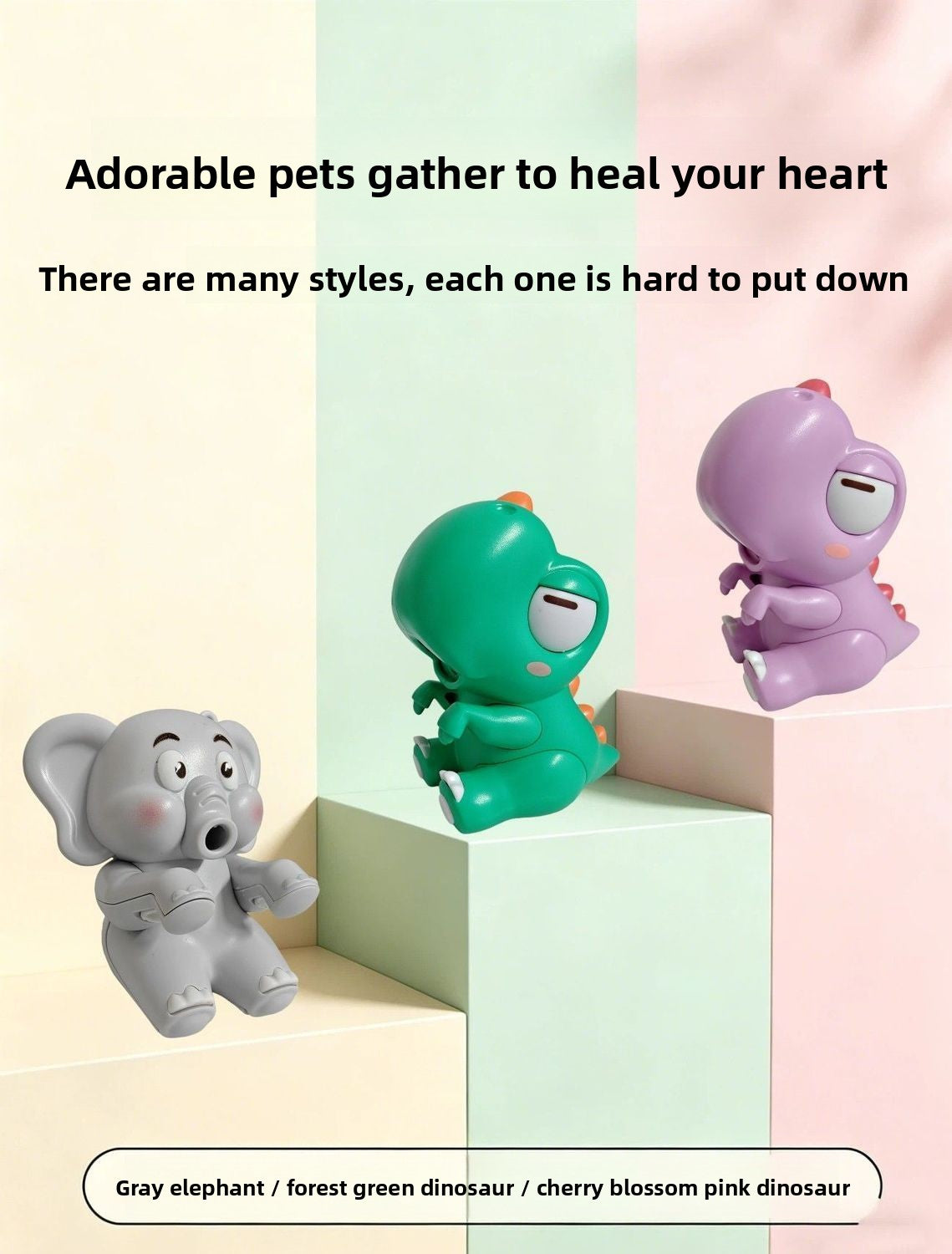 Portable Mini Fan Food Cooler – Cute Dinosaur & Elephant Design