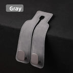 Premium Suede Car Seat Headrest Hook | Heavy-Duty Dual Organizer Hanger