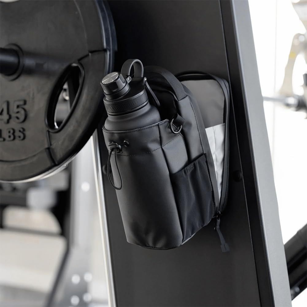 MagGrip™ Magnetic Gym Water Bottle Holder Bag | Waterproof Bottle, Phone & Essentials Organizer