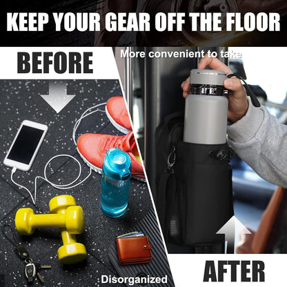 MagGrip™ Magnetic Gym Water Bottle Holder Bag | Waterproof Bottle, Phone & Essentials Organizer