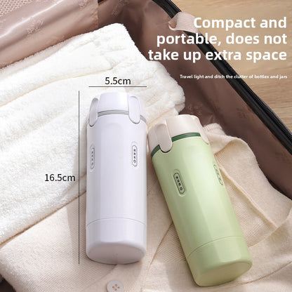 4-in-1 Travel Refillable Toiletry Bottle | Leak-Proof Shampoo, Conditioner & Lotion Dispenser