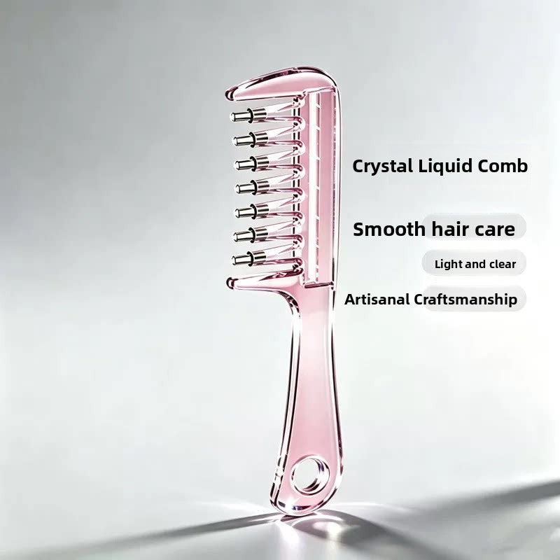 Crystal Liquid Application Comb for Hair Serums