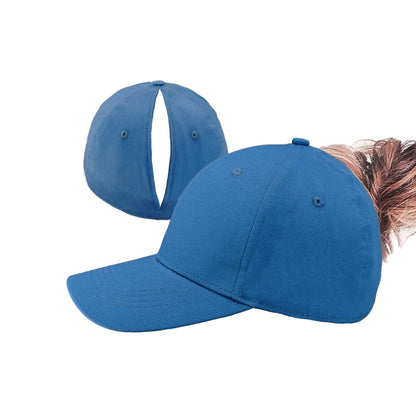 Magnetic Ponytail Baseball Cap – Wide Brim UV Protection Hat